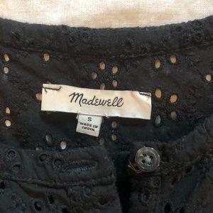 Madewell black blouse!!!
